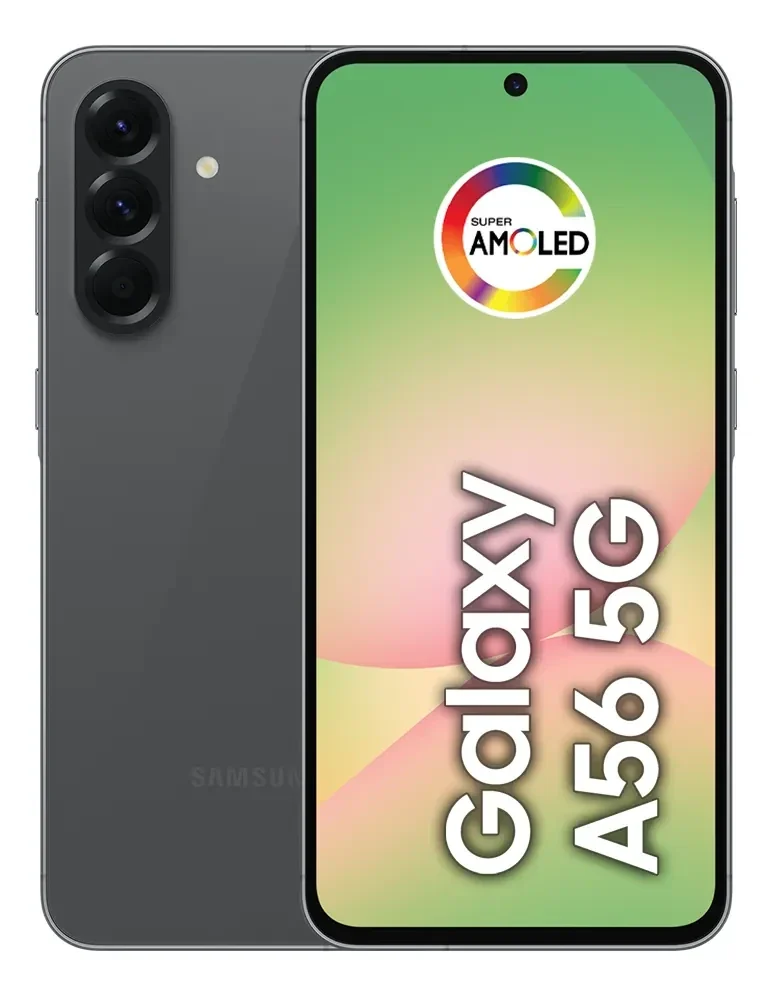 Celular Samsung Galaxy A56 5G 128GB 8GB Ram Cinza | Tela Super AMOLED 6.7" | Câmera 50MP