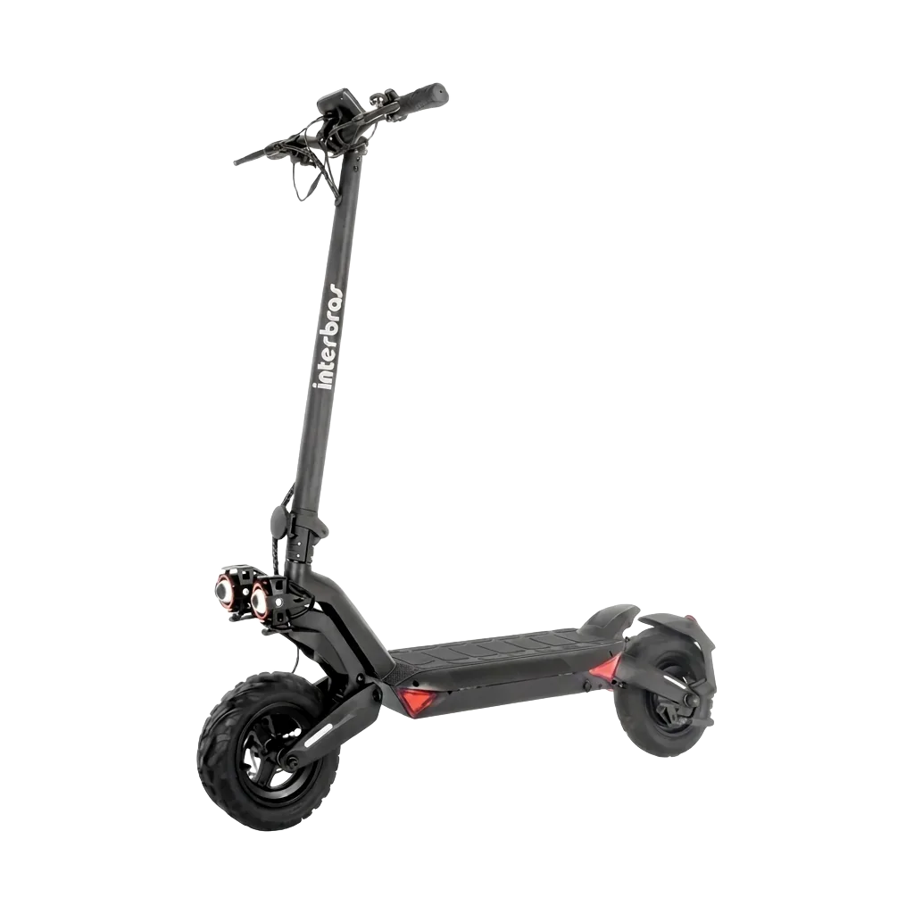 Patinete Elétrico Interbras Cross Pro 500W 48V 12.5Ah - Off-Road, Suspensão Dupla, 45km/h, Pneus 10" IP54